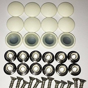 12 Pieces Dura Snap Upholstery Buttons #30 Black
