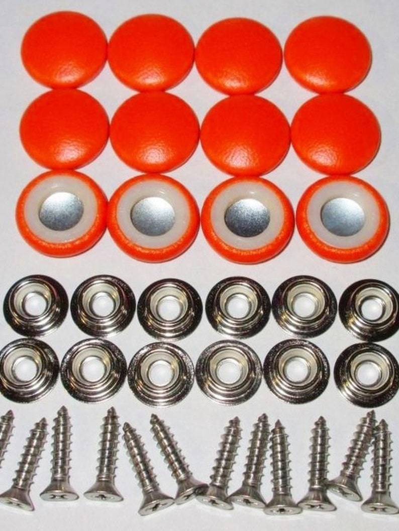 New Set Of 12 30 Dura Snap Upholstery Buttons RV Boat Bright Etsy