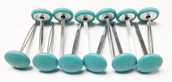 25 Dura Snap Upholstery Buttons Ocean Blue Choice Of Size And Screws