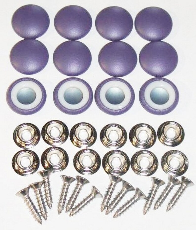 New Set of 12 30 Dura Snap Upholstery Buttons RV Boat Lilac Etsy