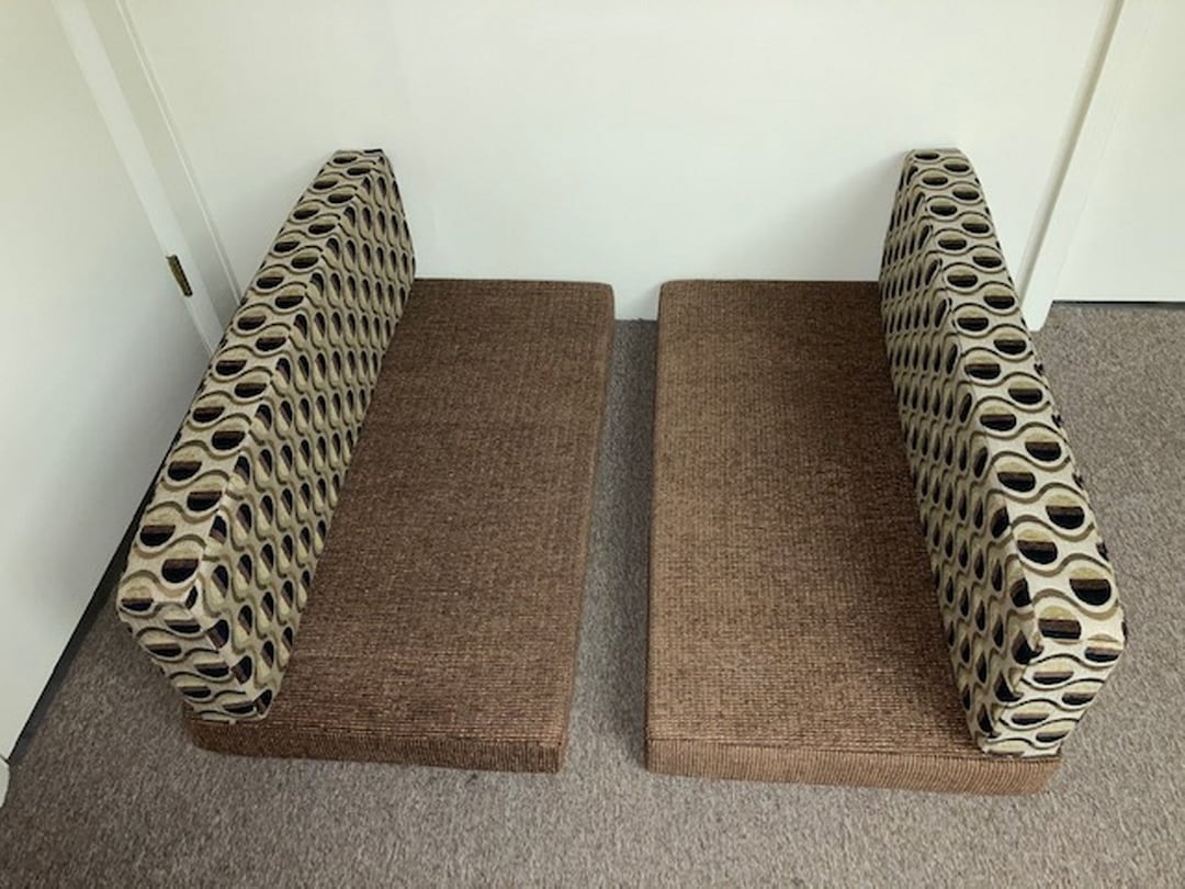 New Set of 4 RV Cushions With Foam Includes Fabric 200 Choices