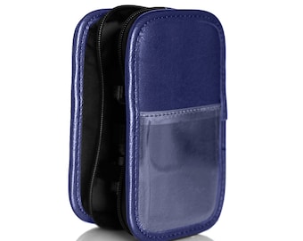 Essential Oil Presention Case, Roll-On, 24-Bottle, Navy Blue