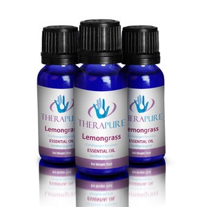 Therapure, Certified Organic Essential Oil, 15ml, Lemongrass