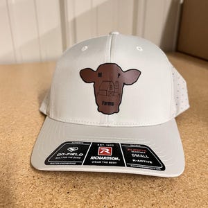 Richardson 632 Laser Perforated R-Flex Snapback Hat with Custom Leatherette Patch | Bulk Hats | Custom Logo Patch | Engraved or Full Color