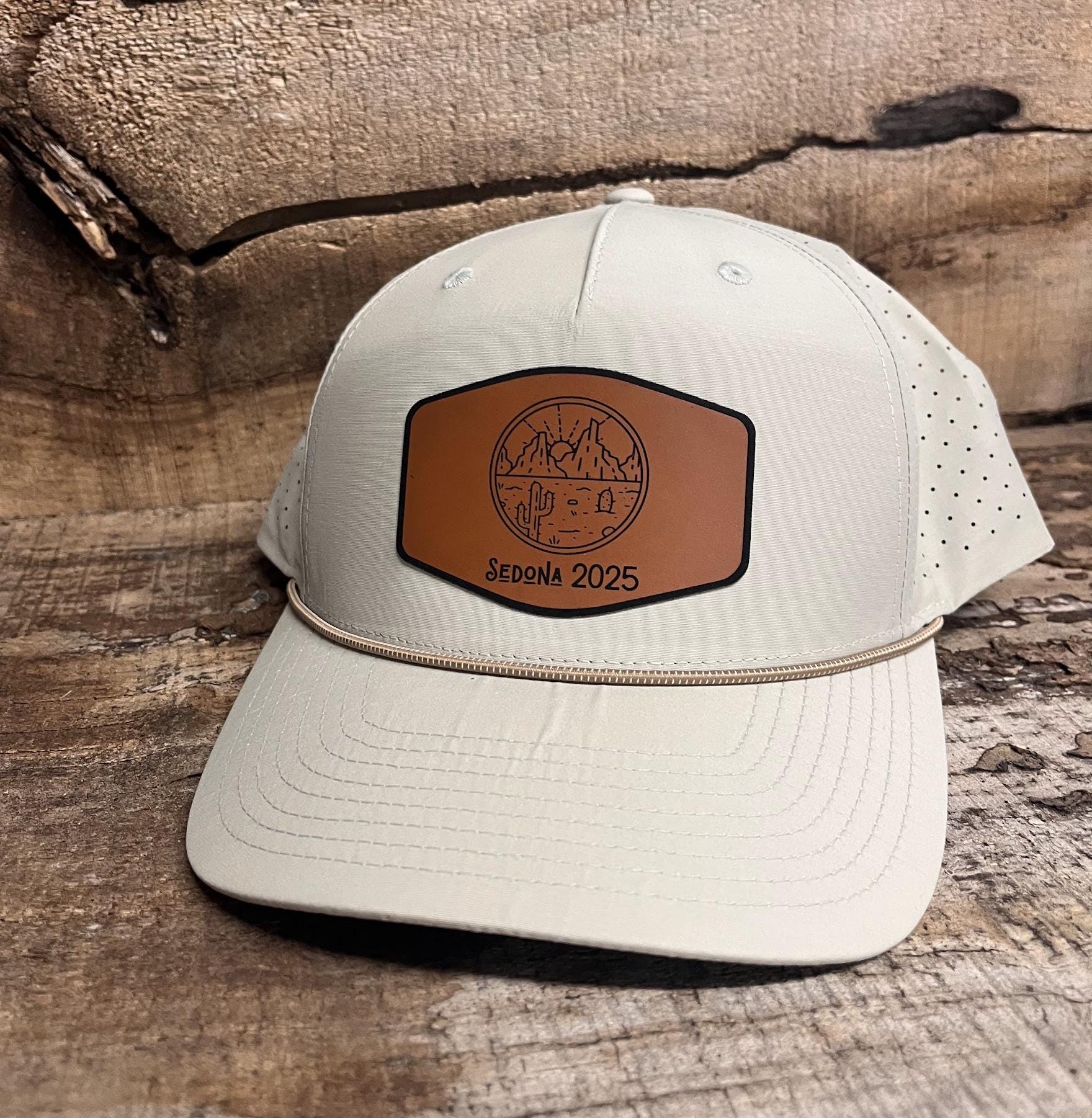 Richardson 355 Laser Perforated Performance Rope Hat With Custom