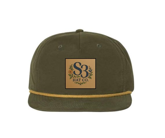 Richardson 256 Umpqua Hat With Custom Leatherette Patch | Bulk