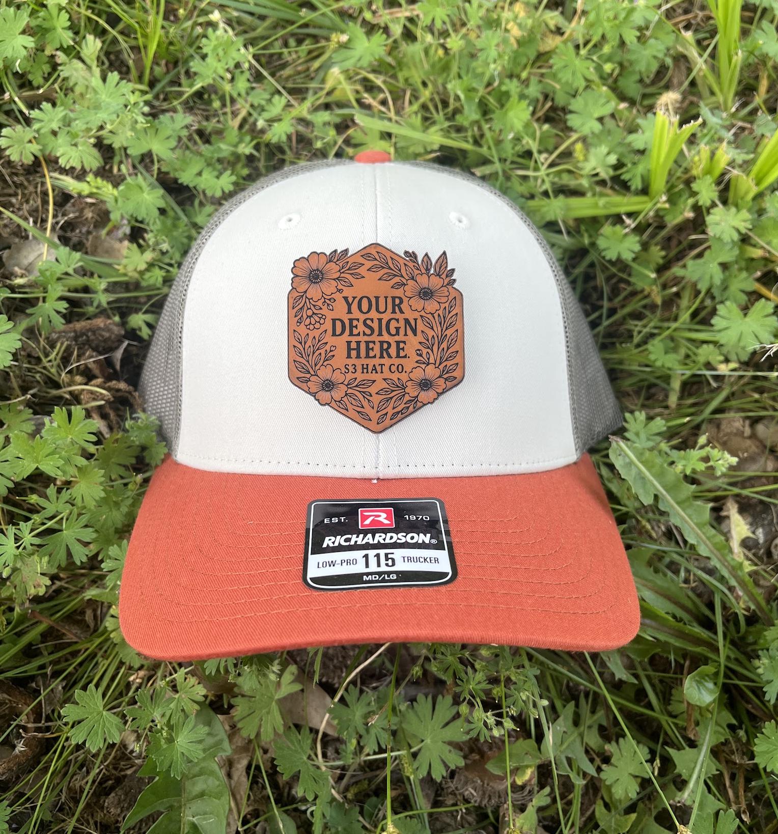 Richardson 115 Custom Hat Logo Custom Richardson 115CH Low Pro