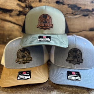 Richardson 112 Mesh Back Trucker Hat, Leather Patch Hat, Bulk Hats, Custom Logo Hats, Leather Patch Hat, Business Hat