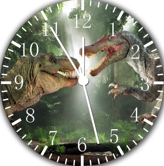 Dinosaur wall Clock 10" will be nice Gift and Room wall Decor W34 Dinosaur wall Clock 10" will be nice Gift and Room wall Decor W34