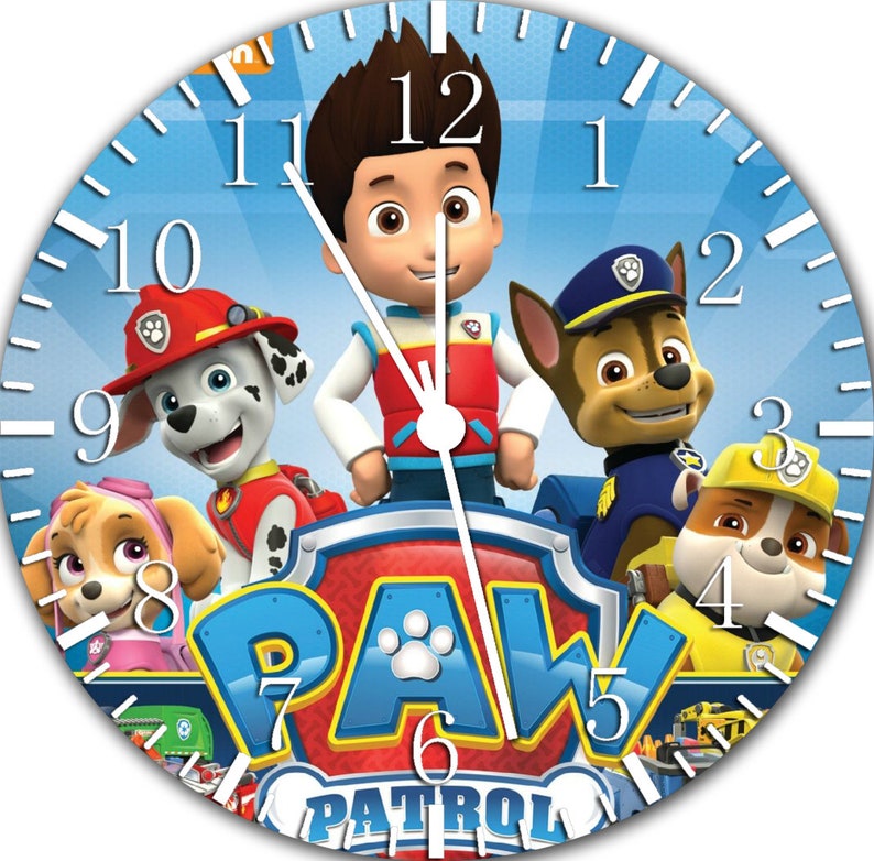 PAW Patrol Frameless Borderless Wall Clock