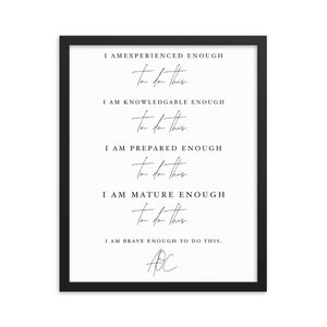 AOC Quote | Alexandria Ocasio- Cortez |  Poster Print |