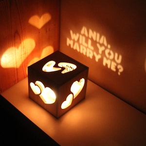 Will You Marry Me Surprise Message Box, Personalized Marriage Proposal, Marry Me Engagement Gift, Wedding Proposal Idea, Unique Proposal Box