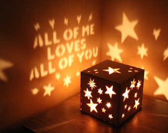 Personalisiertes Geschenk für Freundin Einweihungsgeschenk Hochzeitsgeschenke Geschenk für Sie Light Up Message Box Romantisches Geschenk für besonderen Anlass
