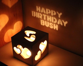 Personalized Birthday Gift for Him, Romantic Boyfriend Birthday Gift, Birthday  Gifts for Men, Husband Birthday Gift, Custom Night Light Box 