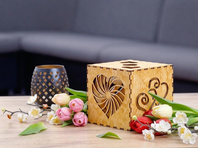 Personalisiertes Muttertag Geschenk für Oma / Nachtlicht Leuchtbox mit Namen, Geschenkidee Großmutter von Enkelkindern Eco Oiled