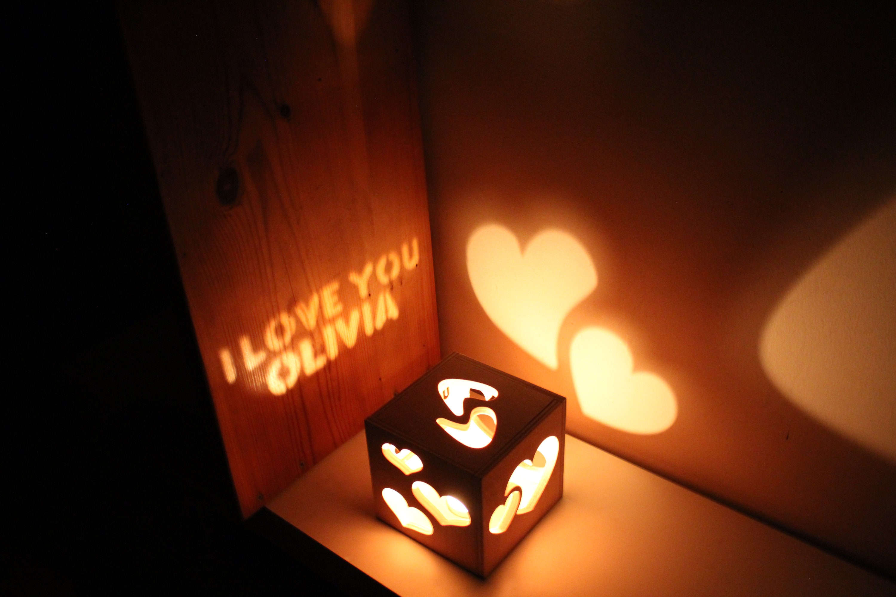 Long Distance Gifts for Girlfriend, Valentines Day Gift for Her, Personalized Anniversary Night Light for Wife, Unique Secret Message Gift