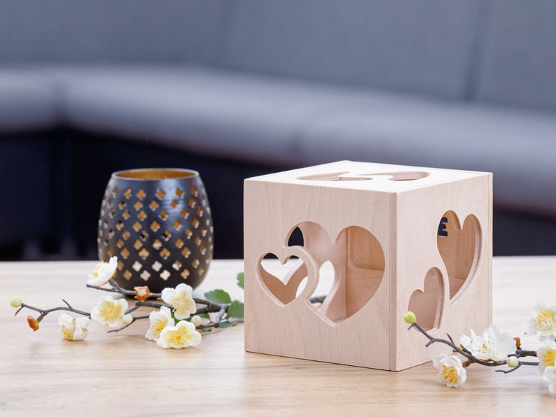 Cadeau du 5e anniversaire pour elle pour lui, cadeau d'anniversaire pour femme pour mari, cadeau d'anniversaire de 5 ans pour femme ou homme, cadeau d'anniversaire en bois image 5