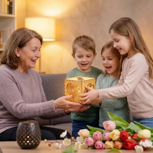 Personalisierte Leuchtbox für Oma | Weihnachtsgeschenk, Urgroßmutter Geschenk, Muttertag Geschenk image 7