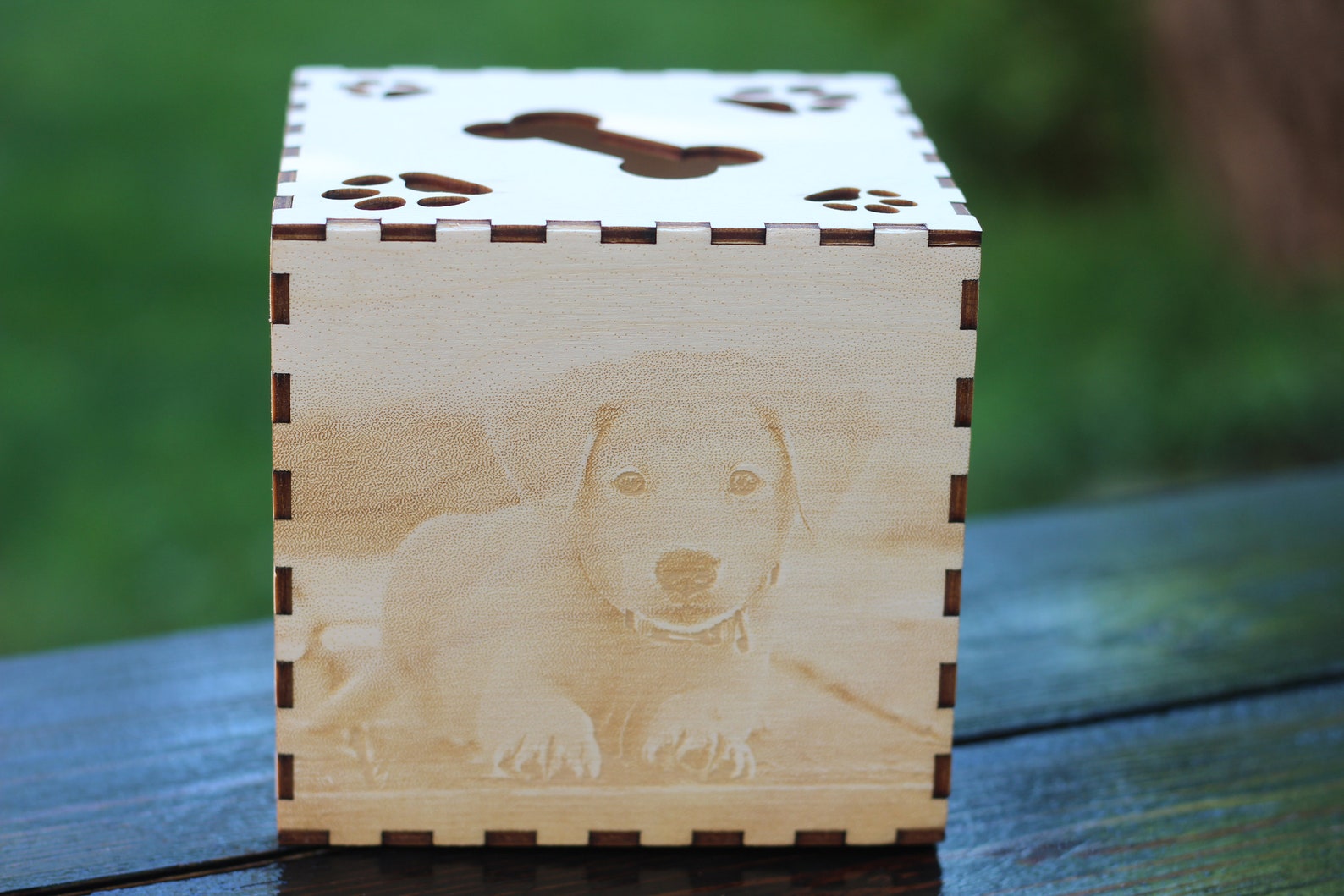 Custom Pet Memorial Gift, Dog Memorial Gift, Pet Portrait Photo on Wood