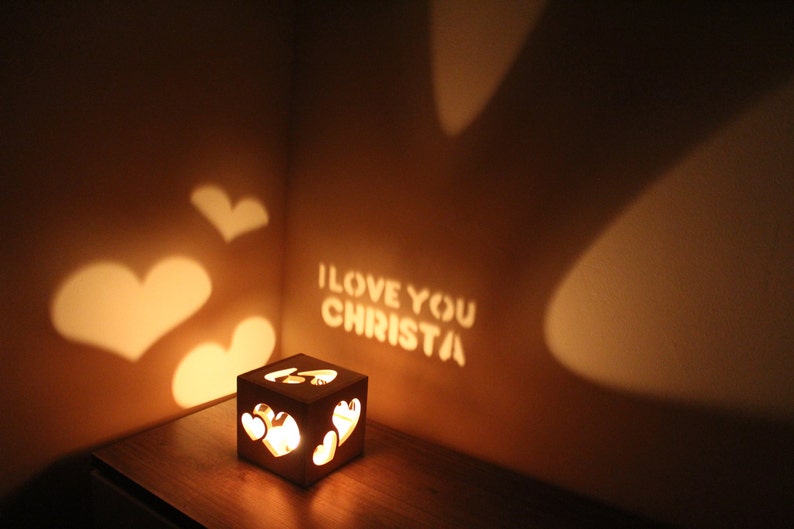 Anniversary Gift for Woman, Romantic Gift for Her, Romantic Lighting Personalized Girlfriend Present image 3