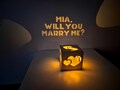 Personalized Marriage Proposal Box, Will You Marry Me Gift, Unique Engagement Proposal Idea, Custom Wedding Proposal Decoration