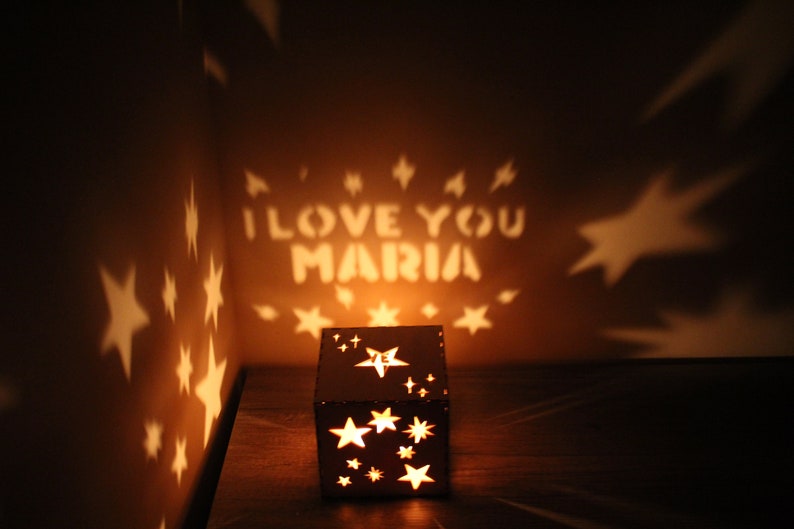 Gift for Girlfriend Light Up Message Box Girlfriend Gift for Etsy