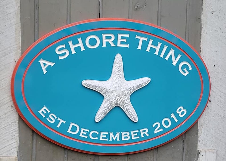 Beach House Name Signs Coastal Vacation Rental Address Sign Etsy