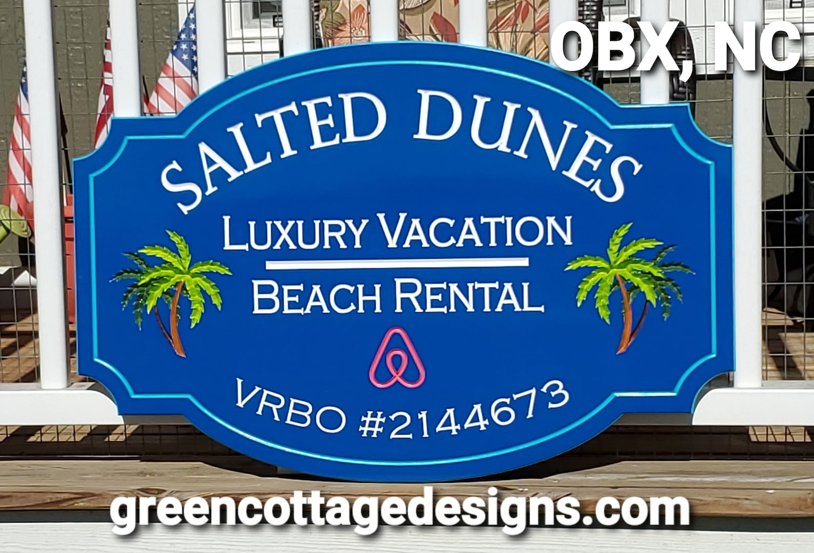 Luxury Vacation Beach Rental Vrbo Airbnb Sign Custom Outdoor | Etsy
