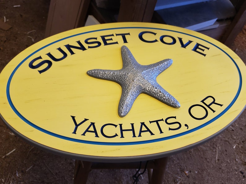 Vacation Rental Property Hanging Sign Beach Cottage Vrbo Etsy