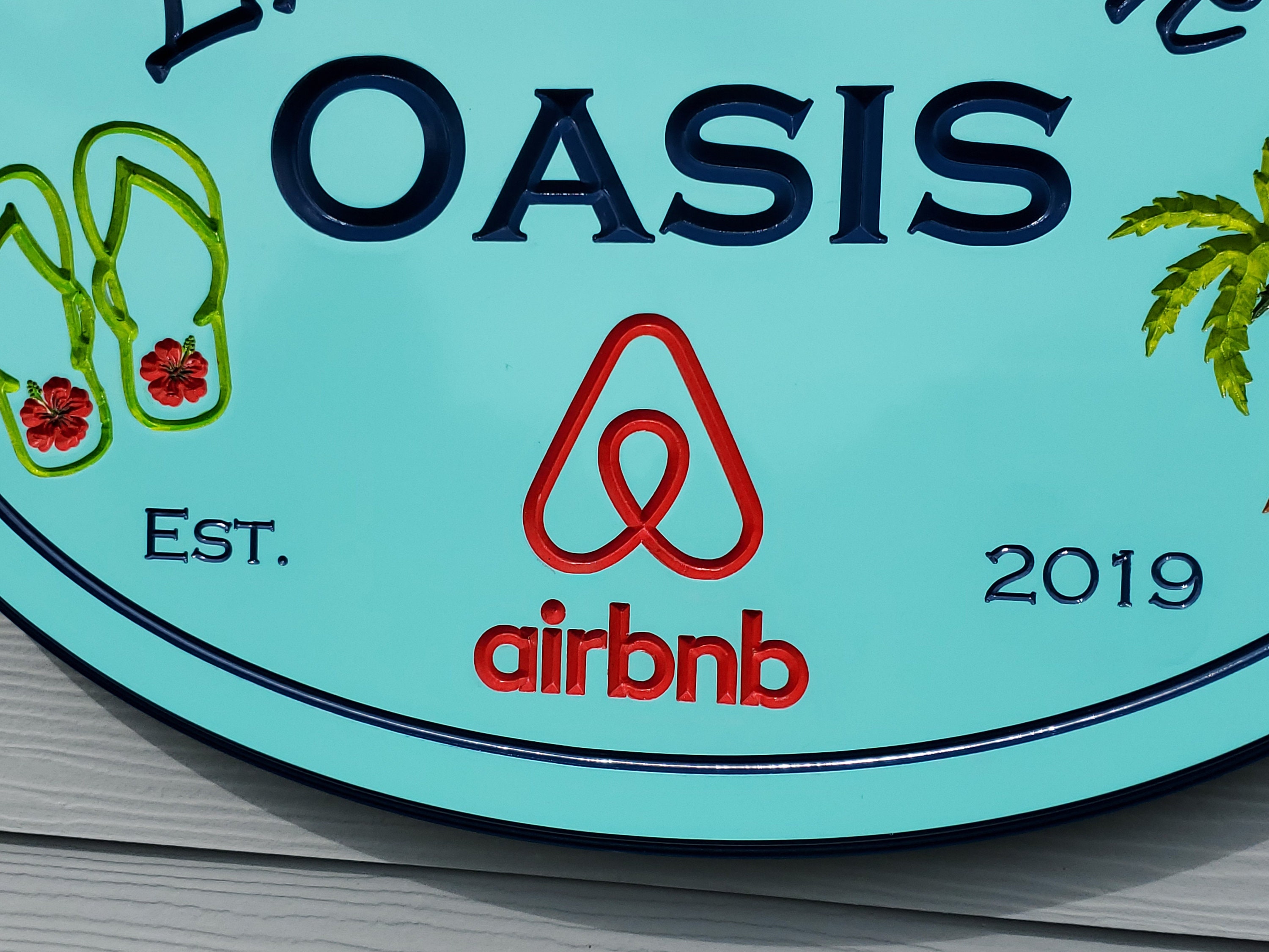 Beach House Rental Name Signs Outdoor Custom Vrbo Sign Etsy