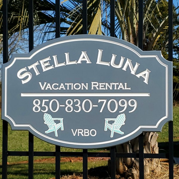 Vacation Rental Sign - Etsy