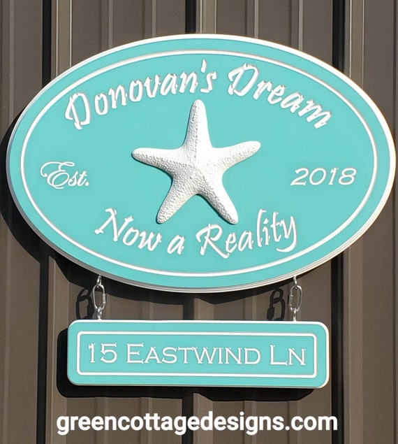 Vrbo Beach House Name Property Signs Coastal Rental Signs Etsy