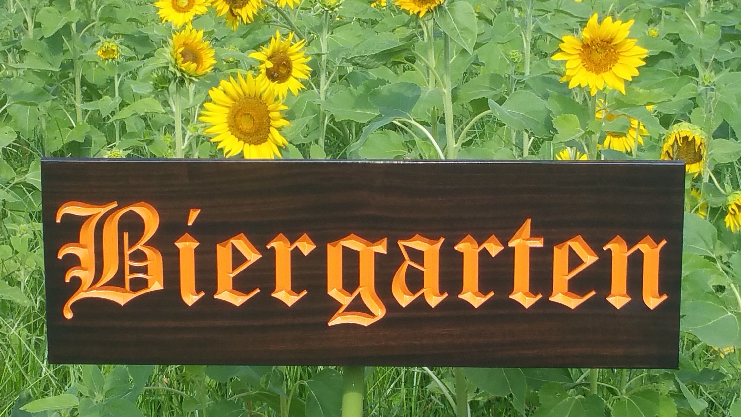 Biergarten Beer Garden German Beer Sign Wood Bar Sign Bavarian Etsy