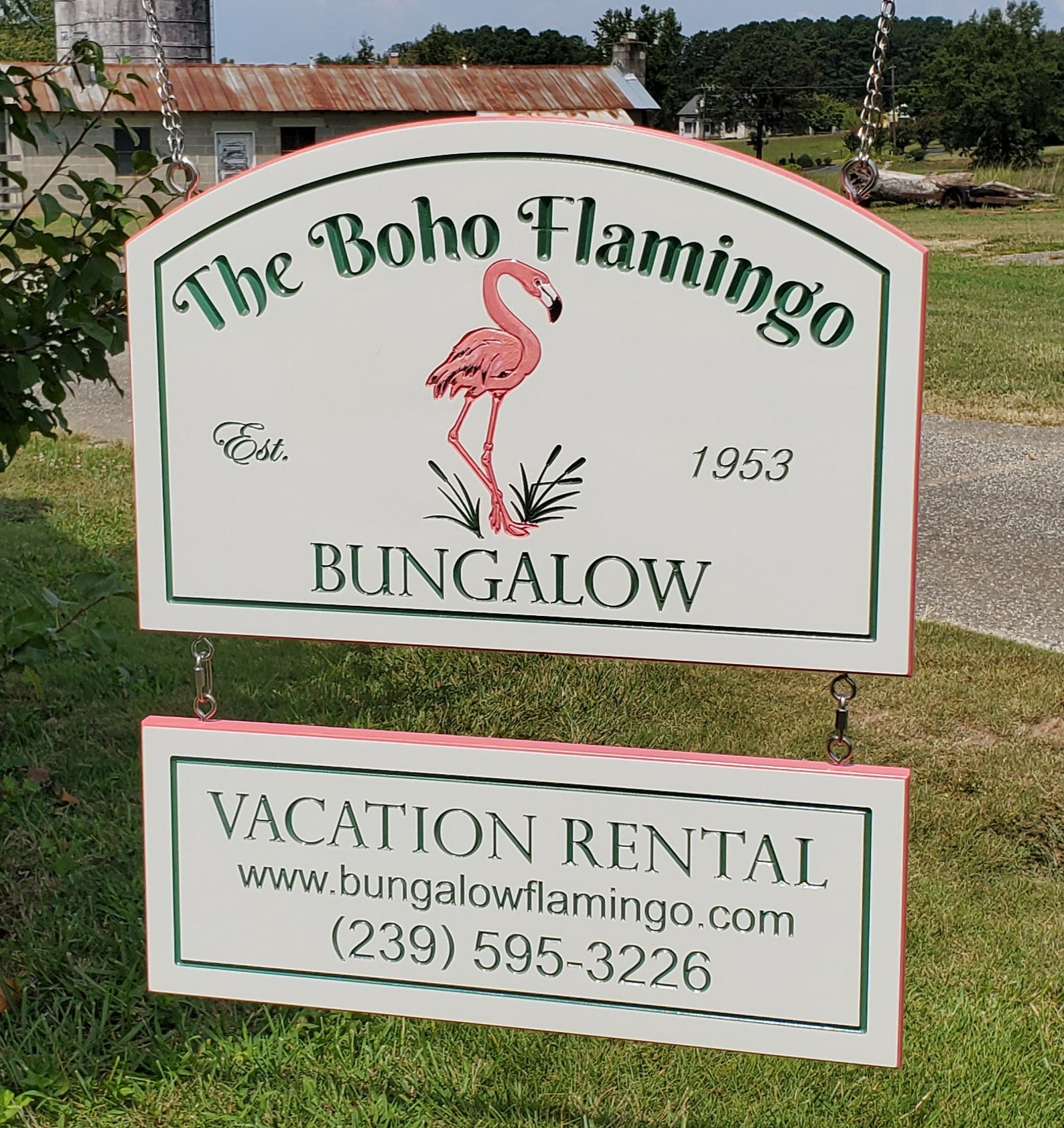 Outdoor Vrbo Airbnb Signs Hanging Vacation Rental Name Etsy