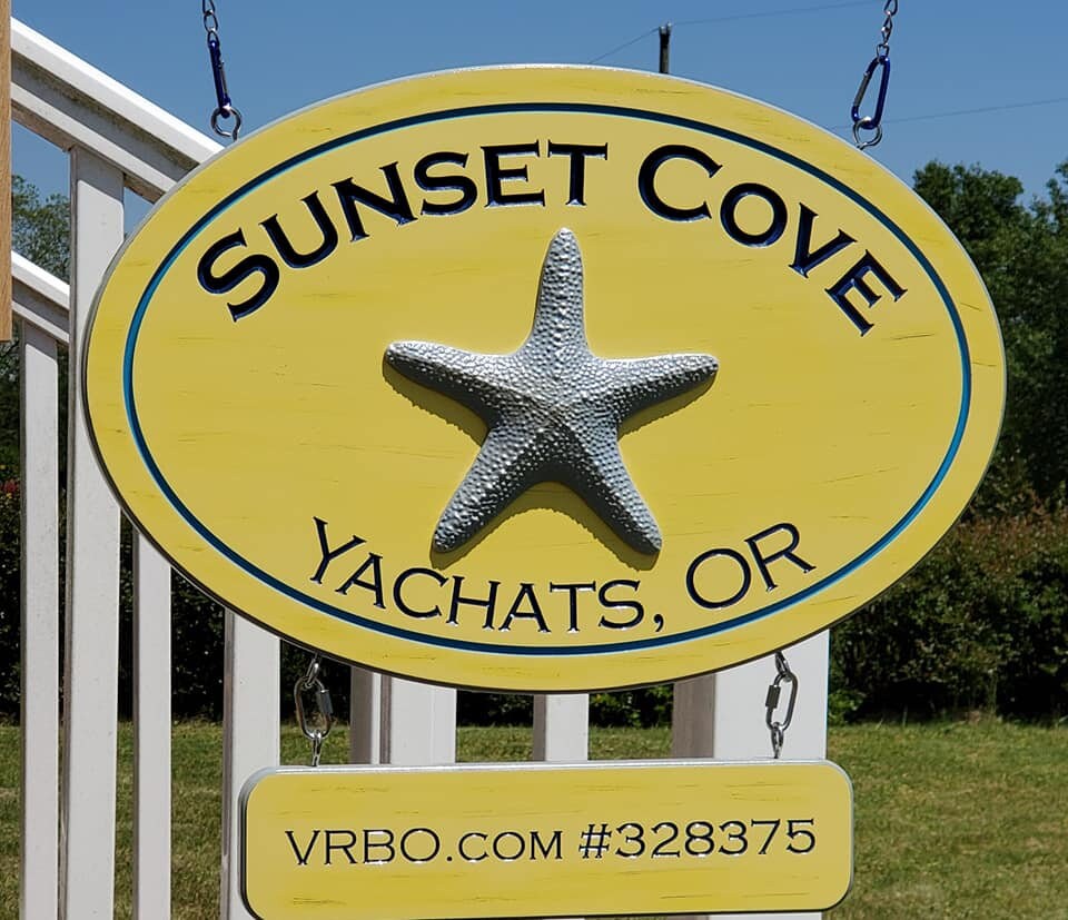 Vacation Rental Property Hanging Sign Beach Cottage Vrbo Etsy