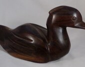 Vintage Ironwood Carved Duck
