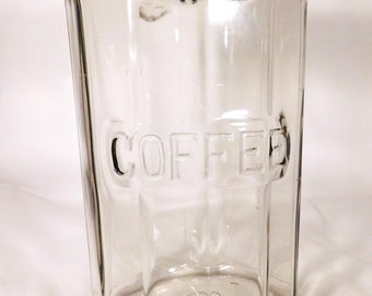 Antique Coffee Canister For Hoosier or McDougall Cabinet