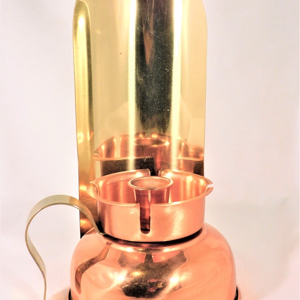Vintage Copper Guild Candle Holder For Home Decor