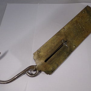 Vintage large Brass Hanging Scale for decoration or hanging plants
