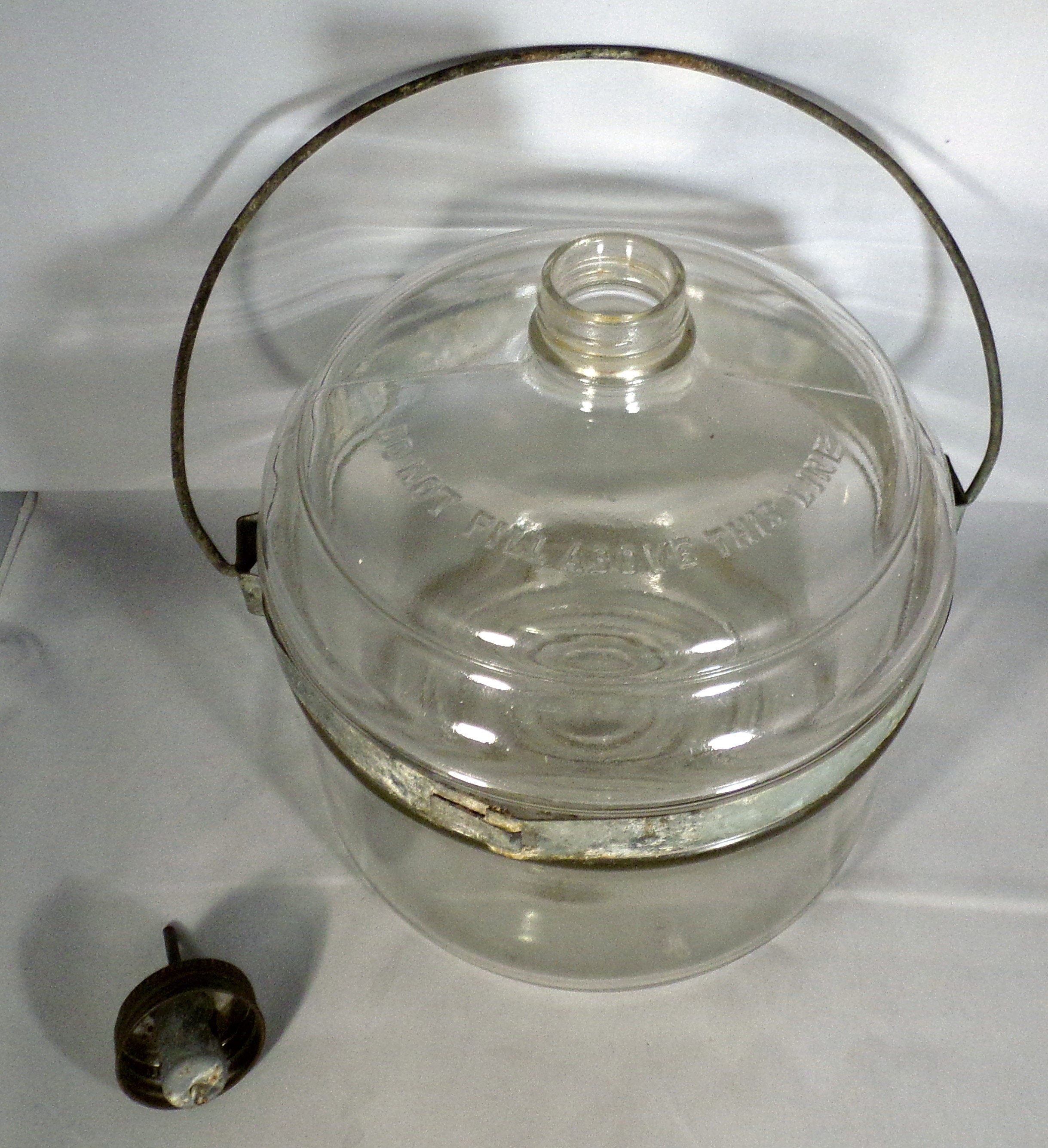 Glass Fuel Jar for Vintage Cook Stove Etsy