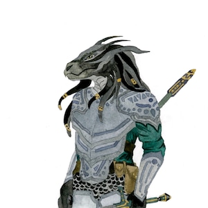 Custom Portrait of your Dungeons and Dragon Character, DnD Themed Gift, Custom D&D Art, DnD Character Art, Custom Art Dungeons and Dragons