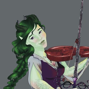 DIGITAL Character Art, D&D Character Art, Digital PC Character Art Dungeons and Dragons, Dnd Art Custom, Character OC Art Digital Painting