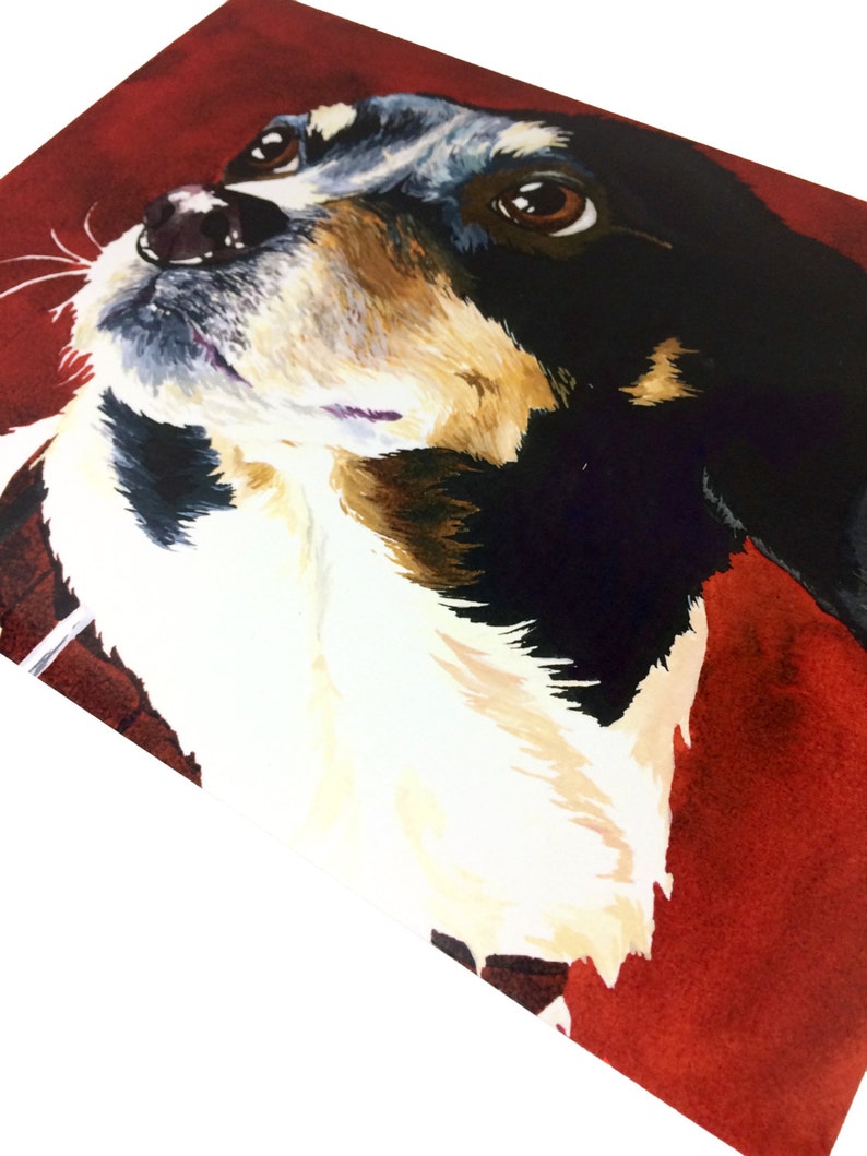 Watercolor Dog Wall Art Ready to Frame Wall Decor Gift for Etsy