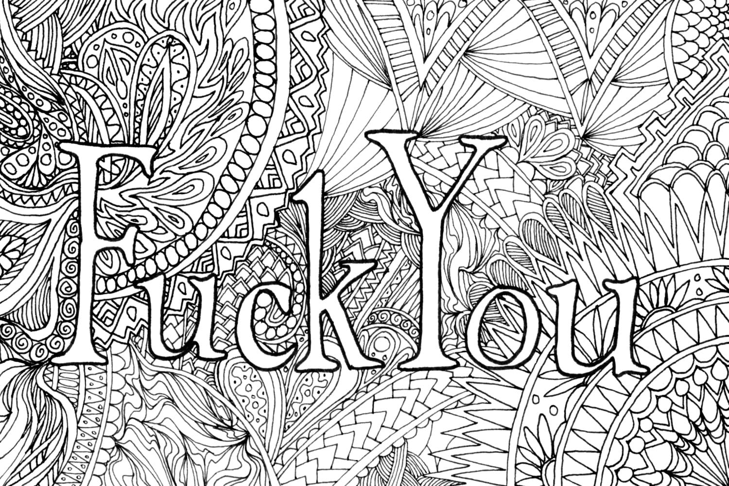 Free Printable Coloring Pages For Adults Only Swear Words - 179 best