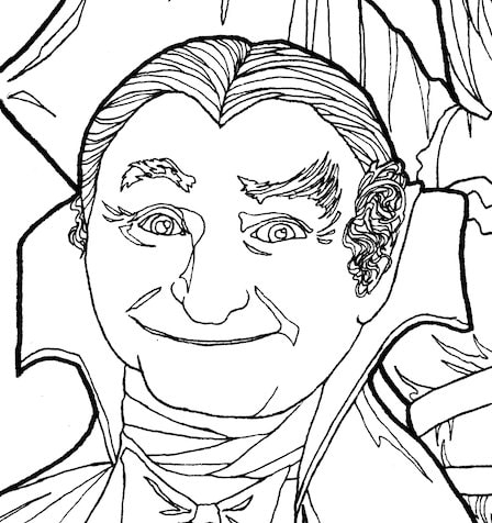 DIGITAL DOWNLOAD Munsters Coloring Book Page, Halloween Coloring Book ...