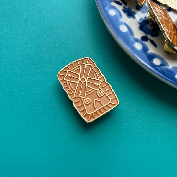 Speculoos Cookie - enamel pin / brooch