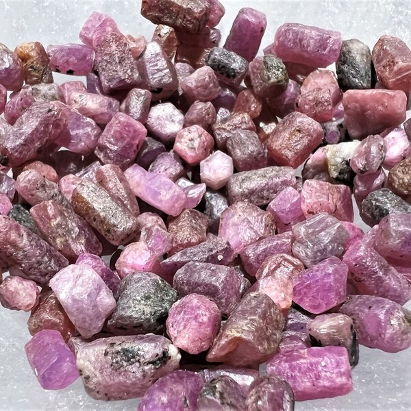 Bulk Wholesale Lot 25 Grams Ruby Rough Raw Stones Natural Gemstones Crystals