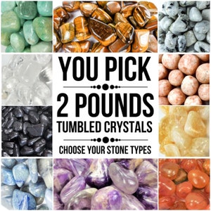 Polished Stones and Crystals Colorful Mix of Small Rocks and Flat Slices  8oz Lot