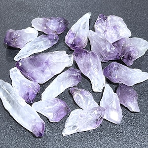 Amethyst Crystal Points Rough Raw (By The Piece or Pound) Wholesale Gemstone Decor Supply Healing Crystals And Stones