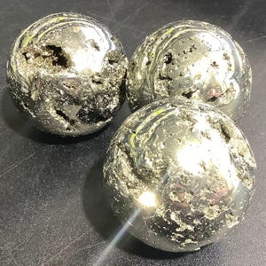 Eisen Pyrit Kugel Druzy Kristall Ball poliert Edelstein Kugel